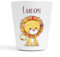 Gobelet en Plastique pour Enfants | Gobelet Personnalisé avec Nom |Verre Plastique Incassable Personnalisé (Lion Lucas)