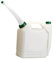 Milageto Pot de contraste de botella de mezcla de aceite, motor de 2 tiempos, combustibles mezclan un contenedor de de gran capacidad para motosierras, 1.5 L