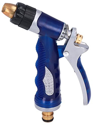 Douchette à main Respicefinem en PVC et laiton design ergonomique idéale pour le jardinage à domicile les espaces verts publics et le lavage de voiture en bleu