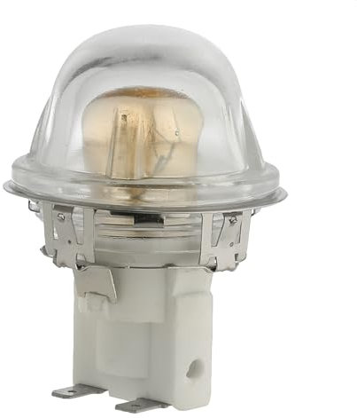 Masterpart Cooker Oven Lamp Light Bulb Holder & Glass Lens Cover Assembly 25W 30V Compatible with Hotpoint HARE60K, HUE52KS Cookers Ovens