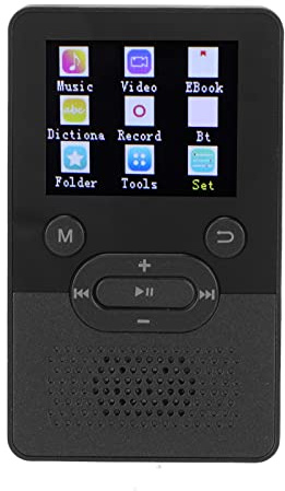 FILFEEL Kompakter T9 MP4-Player mit 0,8-Zoll-Farbbildschirm und 4,2–4 GB Speicher, Unterstützt Musik, Videos und E-Books in (4GB)
