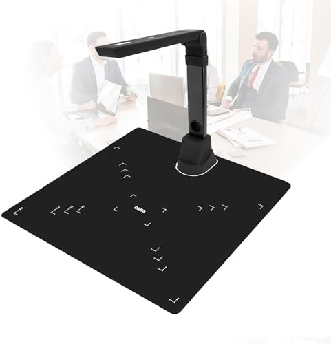 Visualiseur De Documents A3/A4 avec Caméra HD 18 MP Et OCR, Scanner USB Portable, Correction Automatique Et Affichage en Direct, pour Salle De Classe