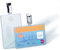 Durable Ausweishülle (mit Clip für 1 Betriebsausweishalter, 54 x 87 mm (Innenmaß)) Packung à 25 Stück, transparent, 811319