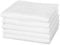 KiGATEX Moltontuch 80x80 cm 100% Baumwolle 5er Pack Ökotex 100, die Tücher sind veredelt, vorgekrumpft - verhindert das Eingehen nach dem Waschen