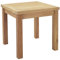 Modway Marina Teak Wood Outdoor Patio Side Table in Natural