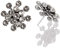 KONPLOTT Magic Fireball Classic Ohrstecker für Damen | Exklusive Designer-Ohrringe mit 32 Swarovski Steinen | Glamouröser Ohrschmuck passend zu jedem Anlass | Handgefertigter Damen-Schmuck | Weiß