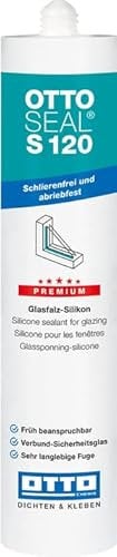 OTTOSEAL S 120 Premium-Glasfalz-Silikon 310 ml Kartusche C56 betongrau