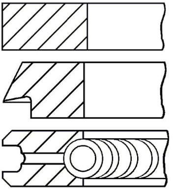 Goetze Engine 08-112407-00 Piston Ring Set