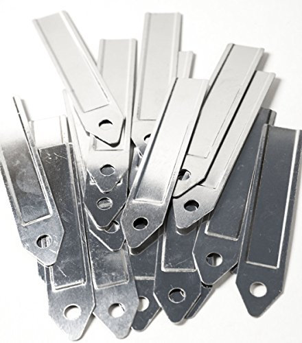 Nutley's 10cm Aluminium Labels Plant Seedling Markers (Pack of 50)