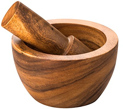 Premier Housewares 1104626 Socorro Pilon/Mortier Bois d'Acacia