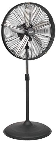 Sealey Hvf20Po Industrial High Velocity Oscillating Pedestal Fan 20In 230V