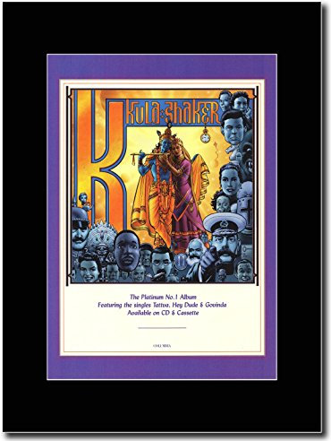 Kula Shaker - K .Promo Magazine sur un Mont Noir