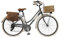Via Veneto by Canellini Damen Citybike CTB Vintage Stil Rad Cityrad Fahrrader Bike Aluminium mit Korb Kassette (Grau, 46)