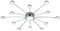 Trio Leuchten LED Deckenleuchte Bodrum 673311306, Metall Nickel matt, inkl. 6,6 Watt LED & 12x 2,1 Watt LED, Lichtfarbe wechselbar, Dimmbar, Fernbedienung