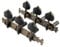 Musiclily Pro 3L3R Bouchet Style Klassische Gitarre Mechaniken Stimmwirbel Tuning Pegs Machine Heads Set für Klassikgitarre, Nickel