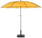 Hespéride Parasol Droit Rond Bogota - Inclinable - Diam. 250 cm - Jaune Safran