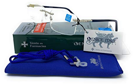 Lesebrille Für Damen Herren Modell “Way Lines” +1,0 +1,5 +2,0 +2,5, 3,0,+3,5 (Blau, 1,00)