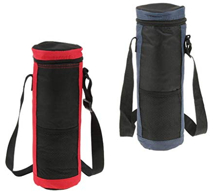 2Pcs 2L Waterproof Insulated Cooler Oxford Carry Bag for Water Drink,Bottle,Lunch