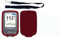 Premium Silicone Soft Case for Freestyle Libre/Freestyle Libre 2 (Continuous Glucose Monitor)… (RED)