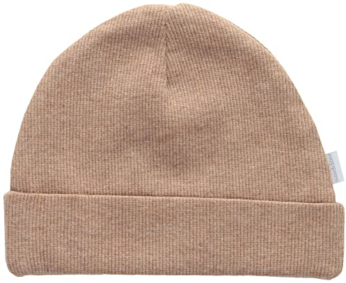 Noppies Baby Unisex Kinder Hat Rib Nevel Hut, Cafe Au Lait Melange - N090, 3-6 Monate
