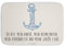 Mr. & Mrs. Panda Badvorleger Anker Blau - Geschenk, Badteppich, Tiere, Badezimmermatte, Badematte, Tiermotive, Badezimmermatten, Badezimmerteppich,