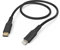 Hama Ladekabel „Flexible“ USB C auf Lightning, Silikon, 1,5m (iPhone Ladekabel, Lightning Kabel, iPhone 14 13 12 11 Pro Max Plus mini SE XS Max XR X 8 7, iPad Pro Air mini, MFI zertifiziert) schwarz