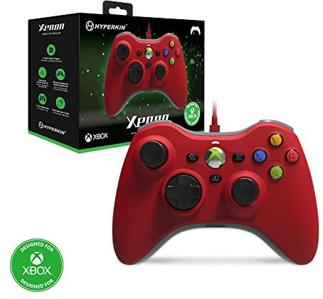 Hyperkin Xenon Wired Controller for Xbox Series X|S/Xbox One/Windows 10|11 - Red