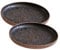 UPKOCH 2pcs Embossed Copper Coasters, Retro Metal Cup Mats, Pillar Candle Holder, Teacup Saucers, Office Tea Cup Holder, Christmas Decor