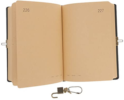 MAGICLULU 365 Tagebuch Notizblock Tagebuchnotizblock Studentenheft Journal Notizblock Tagebuch Notizbuch Tagebuch-notizbuch Notizbuch Für Mädchen Reisetagebuch Skizzenbuch Büro Mit Schloss