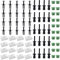 20 Sätze Seitenschweller Clips, Seitenschweller-Clips-Kit Kompatibel mit 3er E32/E36/ E46/ E90/ E91 51711932996/51118174185 / 5111014103