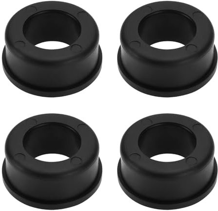 YINETTECH 4 Pièces Réducteurs de Douilles de 35mm à 20mm Douilles de Roue de Brouette Entretoise Inserts de Réducteur d'essieu de Roue pour Brouette Sac Camion Chariot Brouette