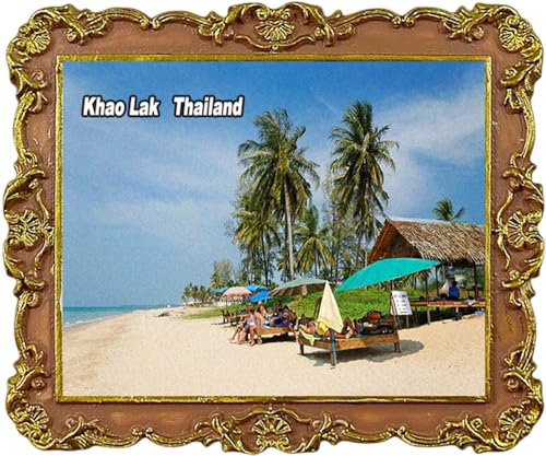 Khao Lak Thailand Touristen-Souvenir-Kühlschrankmagnete, Kühlschrankdekoration, Magnet