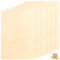SHUESS 6 Stück Unbehandeltes Holz Lindenholz, Sperrholz, Holzplatte 420x300x6MM Holzplatten zum Basteln Sperrholz 2mm, Spanplatte für zum Basteln, Modellbau, Lasergravur, Gemälde Kunst