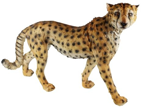 colourliving Panther Figur oder Gepard Figur Lebensechte Wildkatzen Deko für Haus und Garten Gartenfiguren Panther Deko Gepard (Gepard)