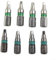 Lot de 4 embouts de tournevis carrés aimantés (25 mm) compatibles avec les outils électriques et manuels (SQ2)