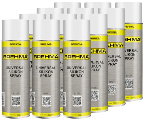 12x BREHMA Universal Silikonspray 400ml Schmiermittel Schmierstoff Siliconespray