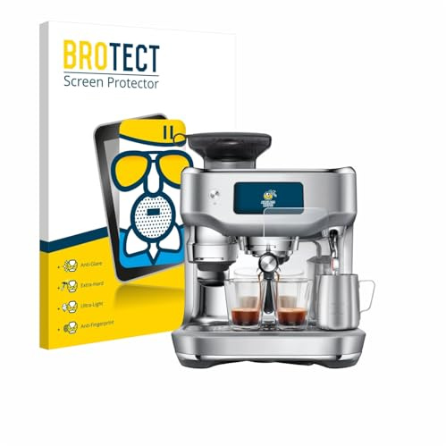 BROTECT Schutzglas für Sage the Oracle Dual Boiler | Entspiegelnder Displayschutz Made in Germany Schutzfolie Glas Matt Anti-Reflex Kratzfest 9H Anti-Fingerprint Einfache Montage