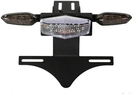 Motorrad Kennzeichenhalter Hinten Schwanz Ordentlich Bremslicht Drehen Für Surron Für Sur Ron Light Bee Für Segway Für Fender Für Eliminator Anzeige Kennzeichen Halter(3)