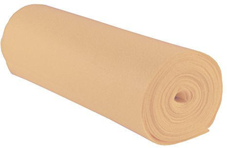 folia 520042 - Bastelfilz, mit feiner Wollqualität, 1 Rolle ca. 45 cm x 5 m, haut, klebefleckenfreie Verarbeitung - ideal für vielfältige Bastelarbeiten