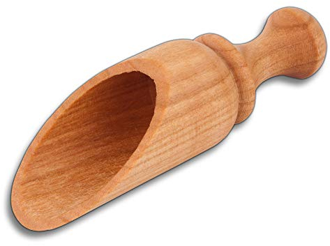 HOFMEISTER® Holz-Kaffeemaß geölt, 9,4 cm, Kaffeelot, stabiler Messlöffel aus Kirschholz, einfaches Messen und Dosieren, genaues Abwiegen von Kaffee & Tee, europäische Dosierschaufel
