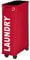 Wenko Pongotodo Corno Rojo - Saco para la Ropa Sucia Capacidad: 43 l, Poliéster, 18.5 x 60 x 40 cm, Rojo