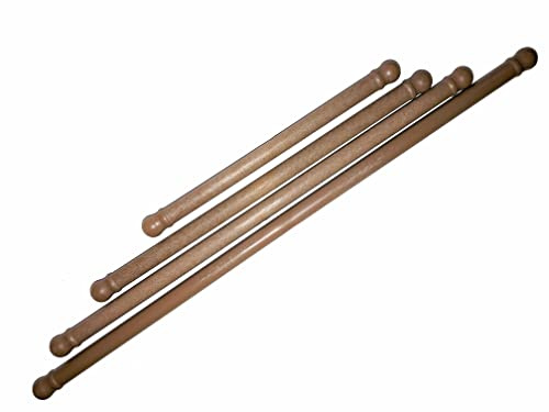 Linic Products UK Made Macrame Craft Scroll Dowels Rods Sticks, Plastic, Set of 4 different sizes, Wall Hangings, Tapestries, Weaving. (S7790) Free UK Postage