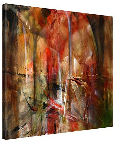 PICANOVA – Ballerina 80x80cm – Premium Leinwanddruck – Kunstdruck Auf 2cm Holz-Keilrahmen Für Schlaf- Und Wohnzimmer Von Annette Schmucker