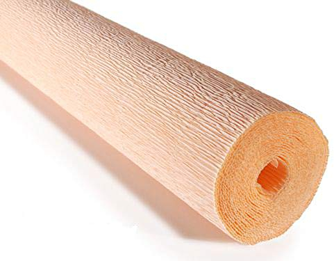 FloristryWarehouse Krepppapierrolle 180g (50 x 250 cm) Pfirsich (Farbton 17A5)