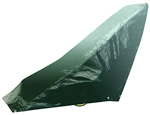 Royal Gardineer Rasenmäherhülle: Gewebe-Abdeckplane für Rasenmäher, 97 x 103 x 50 cm, 150 g/m² (Abdeckung Rasenmäher, Plane, Winter)