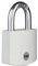 Yale - YE3B/50/126/1/GR Standardsicherheit 50 mm Aluminium Vorhängeschloss mit langem Bügel - Grau - langer Bügel aus gehärtetem Stahl - 3 Schlüssel
