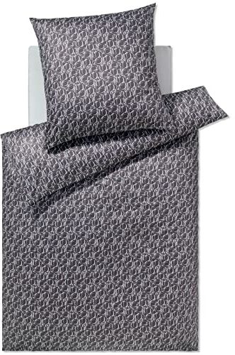 Joop! Bettwäsche Ornament 4094 Graphite - 09 80x80 cm - 155x220 cm