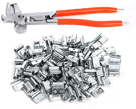 Pesos para equilibrar las ruedas de los neumáticos, 100 piezas 10 g/0,35 oz Clip de aleación aluminio la rueda de gancho Equilibrio de peso Estilo P Reparación de neumáticos para automóviles con