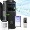 Klarstein Pure Blizzard Smart 9k Aire Acondicionado Portátil - 9000 BTU, 26-44 m², Control App & Alexa, Ventilador & Deshumidificador, Temporizador, Eficiencia Energética A, Ruedas, R290, Negro