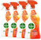 Dettol Power and Pure Kitchen Cleaner Spray 1 Litre, Pack of 4